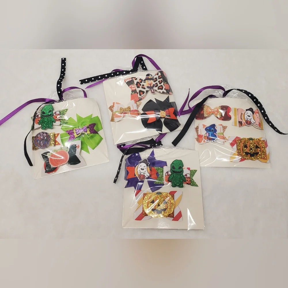 Random 1 Pack Of Halloween Hair Clips